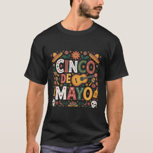 Cinco De Mayo Mexican Taco Guitar Fiesta Cinco De  T-Shirt