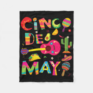 Cinco De Mayo Mexico  Fleece Blanket