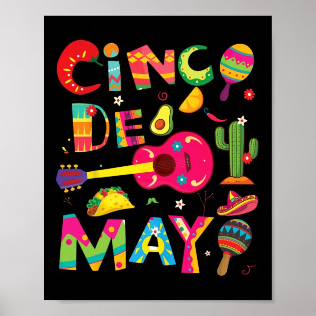 Cinco De Mayo Mexico  Poster (Front)