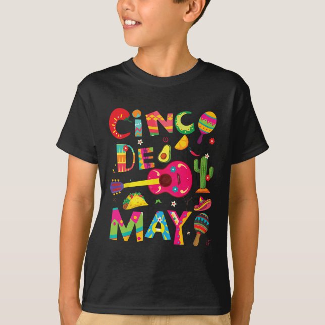 Cinco De Mayo Mexico  T-Shirt (Front)