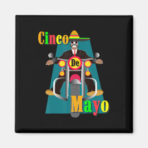 Cinco De Mayo Motorcycle Bikeriding Viclas Mexico Magnet