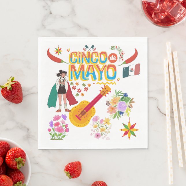 Cinco De Mayo Napkin (Insitu)