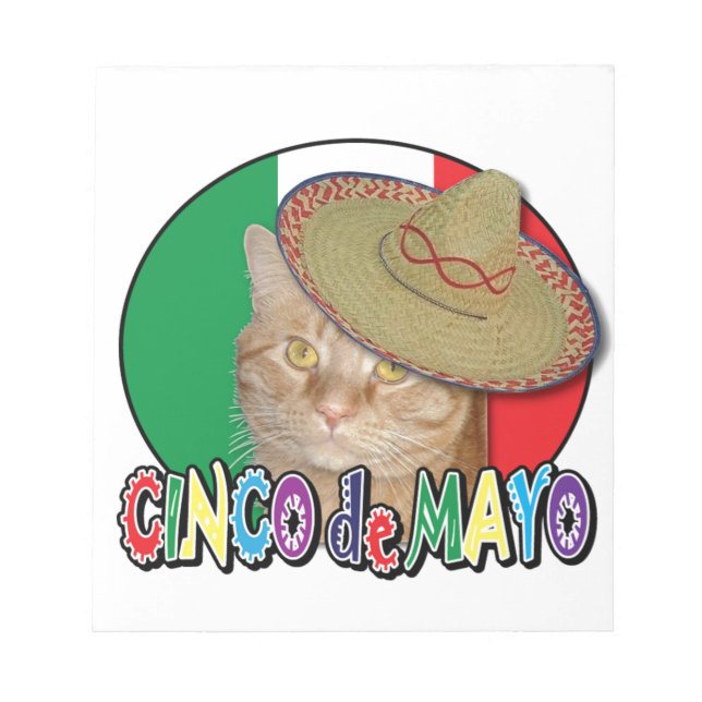 Cinco de Mayo Notepad (Front)