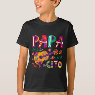 Cinco De Mayo Papacito Flower Papa Cito Mexican 1  T-Shirt