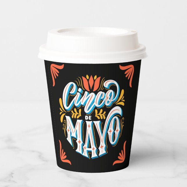 Cinco De Mayo Paper Cups (Front)