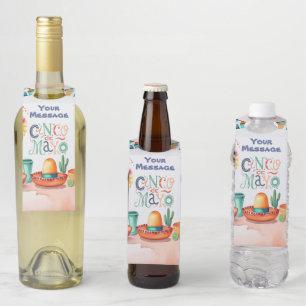 Cinco De Mayo Party Bottle Tag