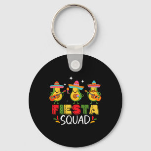 Cinco De Mayo Party Fiesta Squad Matching Family G Keychain