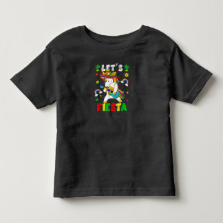 Cinco De Mayo Party Lets Fiesta Dancing Mexican Toddler T-shirt