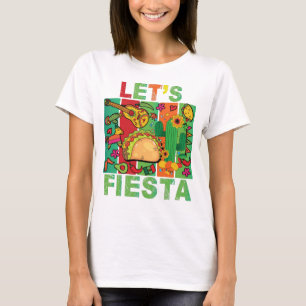 Cinco De Mayo Party Lets Fiesta Mexican Festival T-Shirt