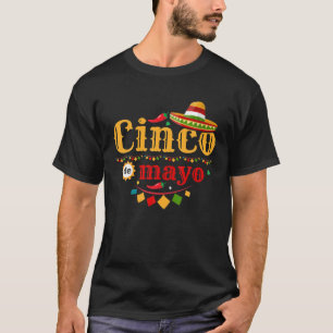 Cinco De Mayo Party Men Women Mexican Fiesta Taco T-Shirt