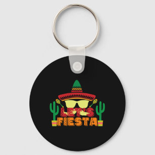 Cinco De Mayo Party Shirt Lets Fiesta Mexican Keychain