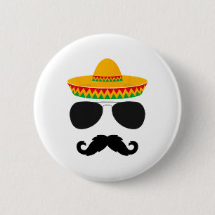 Cinco De Mayo Party Shirts Funny Cinco De Mayo Mus 2 Inch Round Button