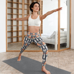 Cinco De Mayo Pattern Capri Leggings