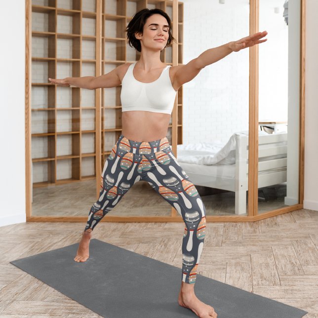 Cinco De Mayo Pattern Capri Leggings (Creator Uploaded)