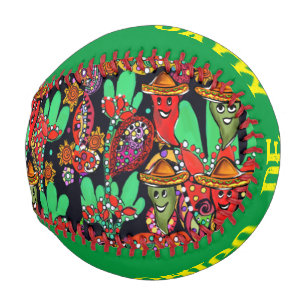 Cinco de Mayo Peppers Baseball