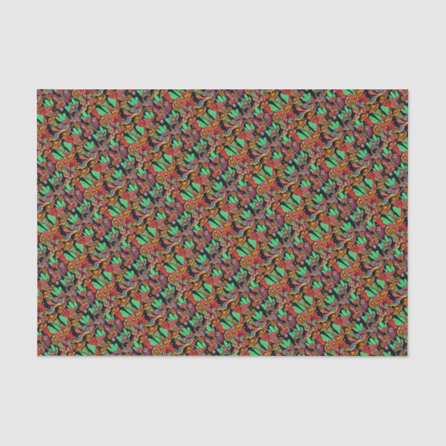 Cinco de Mayo Peppers Tissue Paper (Front)