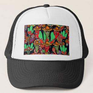 Cinco de Mayo Peppers Trucker Hat