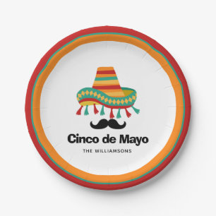 Cinco de Mayo Personalized  Paper Plate