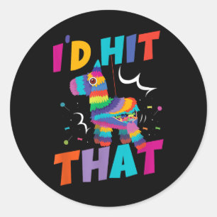 Cinco De Mayo Pinata Classic Round Sticker