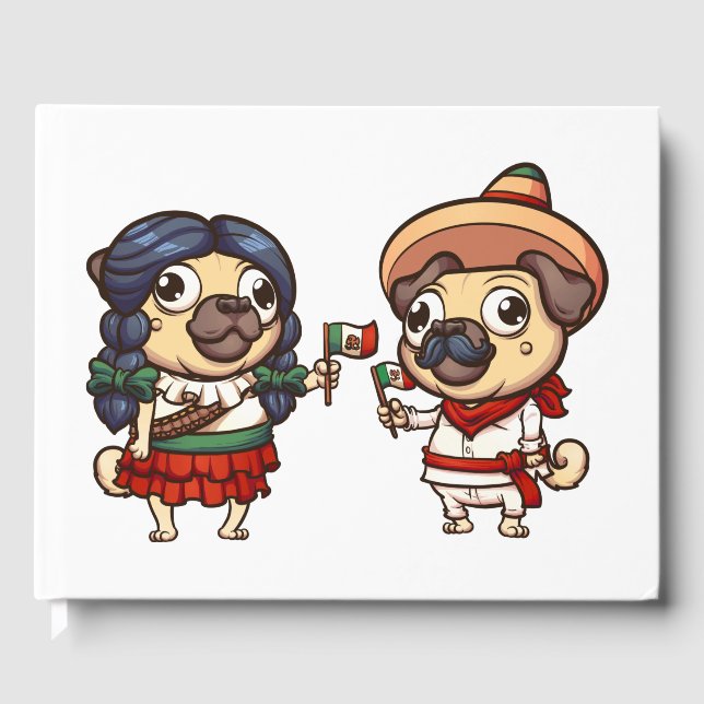 Cinco De Mayo Pugs Guestbook (Front)
