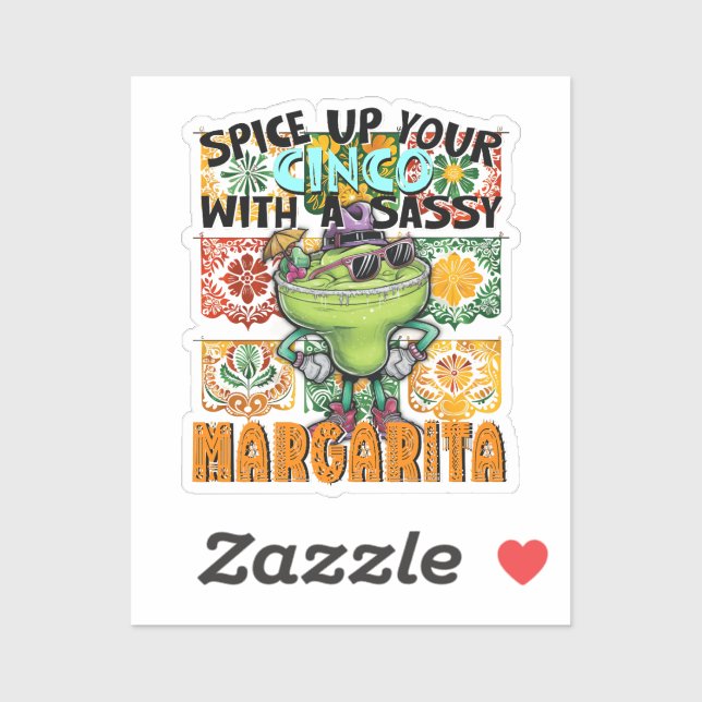 Cinco de Mayo, Sassy Margarita, Colourful Mexican (Sheet)