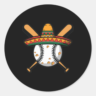 Cinco De Mayo Sell Sombrero Hat For Boys And Men  Classic Round Sticker