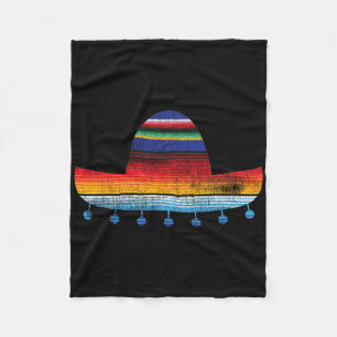 Cinco De Mayo Serape Blanket Inspired Sombrero Art