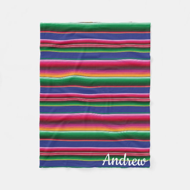 Cinco de Mayo Serape Lap Blanket for Wheelchair (Front)