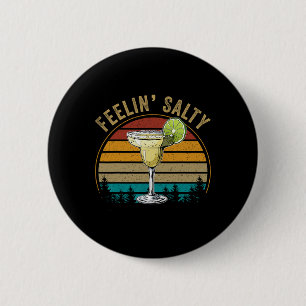 Cinco De Mayo Shirt Feeling Salty Funny Men Women 2 Inch Round Button