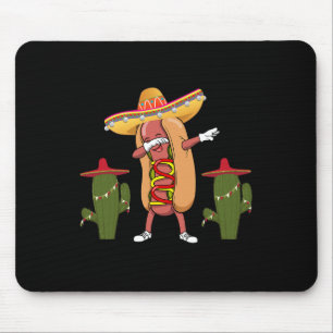 Cinco De Mayo Shirt Hot Dog Cactus Dancing Mouse Pad