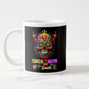 Cinco De Mayo Smile Large Coffee Mug