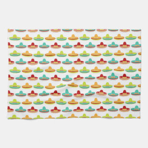 Cinco de Mayo Sombrero Mariachi Mexican Culture Kitchen Towel