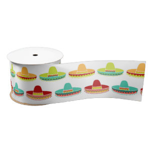 Cinco de Mayo Sombrero Mariachi Mexican Culture Satin Ribbon