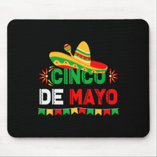 Cinco De Mayo Sombrero Mexican Festival Party 2 Mouse Pad