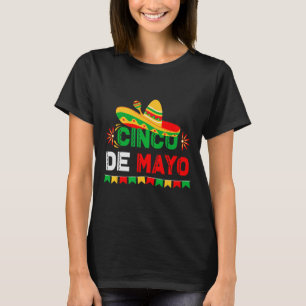Cinco De Mayo Sombrero Mexican Festival Party 2 T-Shirt