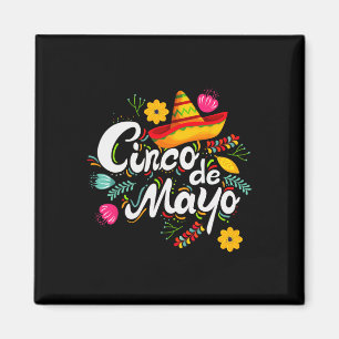 Cinco De Mayo Sombrero Mexican Festival Party  Magnet