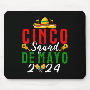 Cinco De Mayo Squad Fiesta Family Matching Group Mouse Pad
