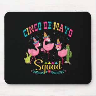 Cinco De Mayo Squad Flamingo Mamacita Squad Mouse Pad