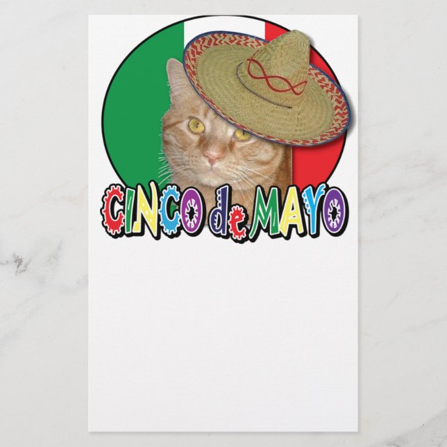 Cinco de Mayo Stationery (Front)