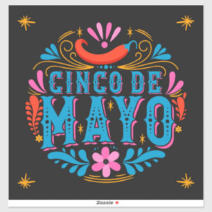 Cinco De Mayo Sticker