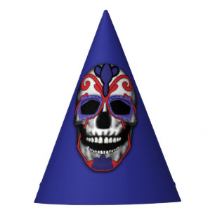 Cinco De Mayo Sugar Skull_001 Party Hat