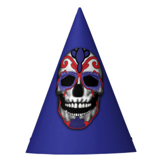 Cinco De Mayo Sugar Skull_001 Party Hat