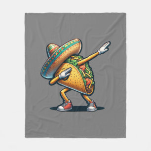 Cinco de Mayo Taco Fleece Blanket