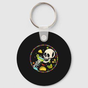Cinco De Mayo Tacos And Margs Mexican Fiesta Party Keychain