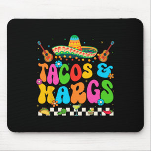 Cinco De Mayo Tacos And Margs Mexican Fiesta Party Mouse Pad