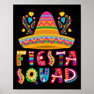 Cinco De Mayo Tee For Group Fiesta Squad Cinco De Poster