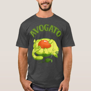 Cinco De Mayo TFunny Meow Avogato Cat Avocado Meic T-Shirt