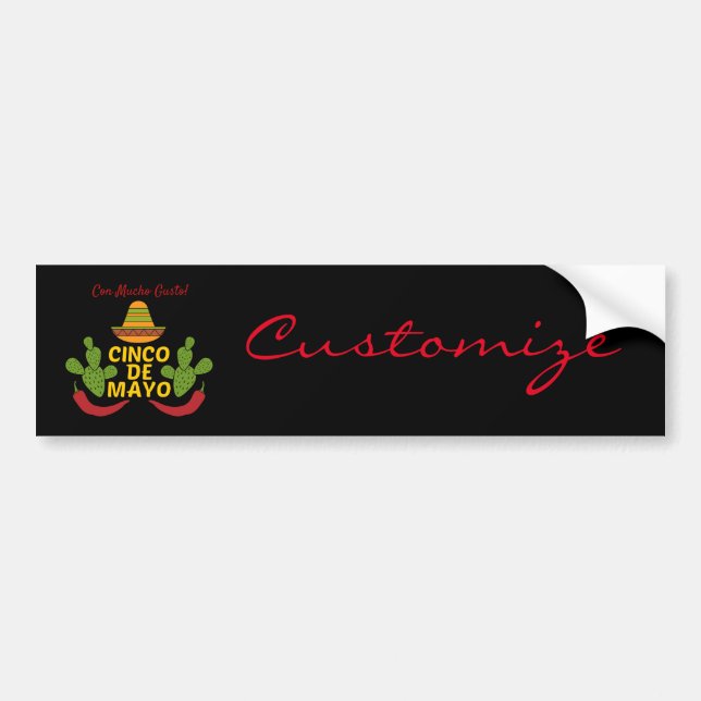 Cinco de Mayo Thunder_Cove Bumper Sticker (Front)