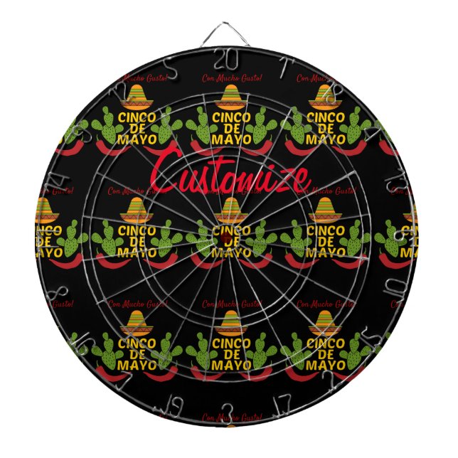 Cinco de Mayo Thunder_Cove Dartboard (Front)
