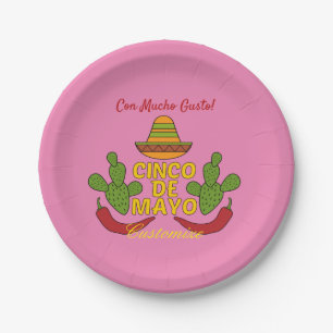 Cinco de Mayo Thunder_Cove Paper Plate